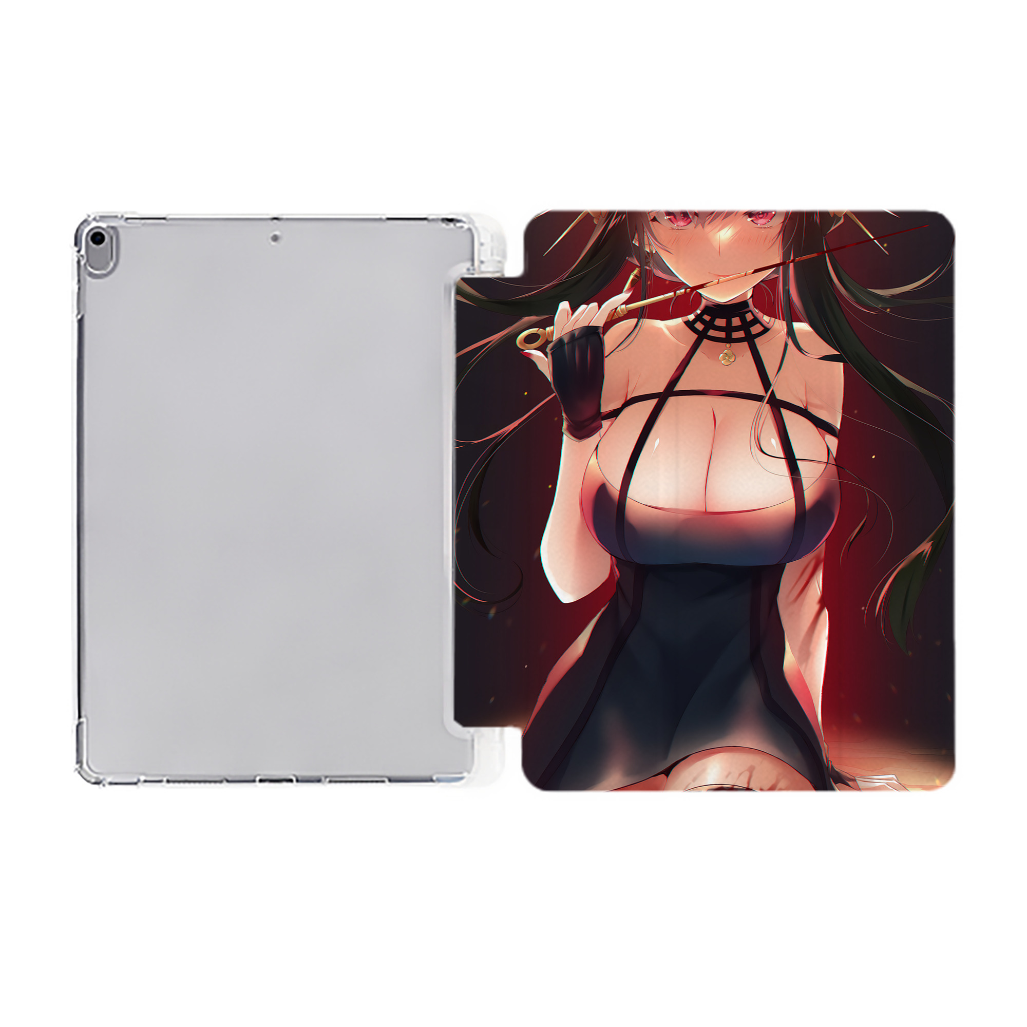（画像用） SPY×FAMILY间谍家家酒 IPad ケース ペン収納付き 三つ折りスタンド PUレザー×シリコン 対応機種9.5/10.5/10.9インチ